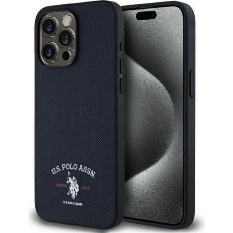 US Polo USHCP15XPARV iPhone 15 Pro Max 6.7 Navy Printed DH Logo (1/5)