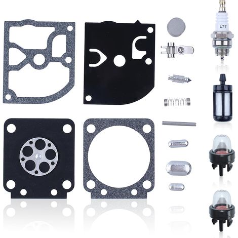 1 Kit Réparation Carburateur, Alliage Aluminium, Filtre Essence, Bougie, Pour Stihl FS55 FS350