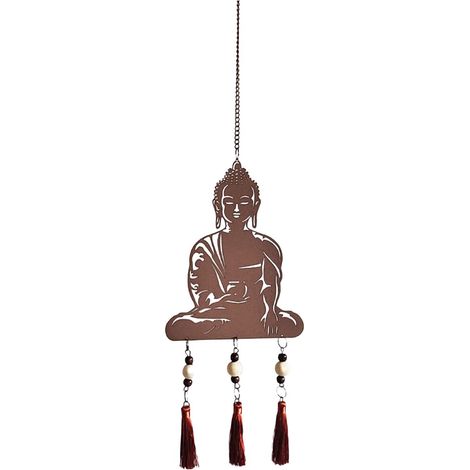 Signes Grimalt Décoration du pendentif métallique Bouddha Bouddh Brown Metal 1x16x66cm 24610 (1/3)
