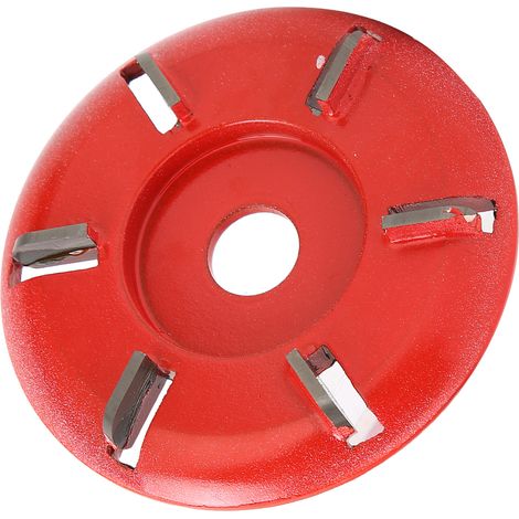 Disque à sculpter le bois en acier à 6 dents, roue de coupe pour le bois, disque de façonnage, accessoires pour meuleuse d'angle (1/5)