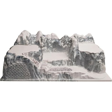 Base Dolomiti pour village de Noël 78x38x29cm – Reproduction réaliste de paysage montagneux – Compatible avec figurines et accessoires – Myvillage