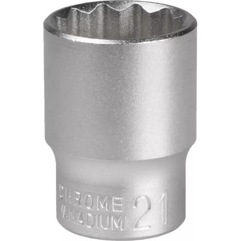 MJW Steckschlüsseleinsatz 1/2" 12-kant 21 mm