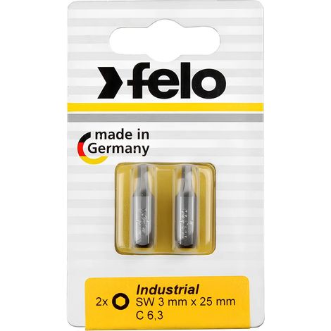 Attrezzo set punte Felo c6.3 6 mm 2 pezzi