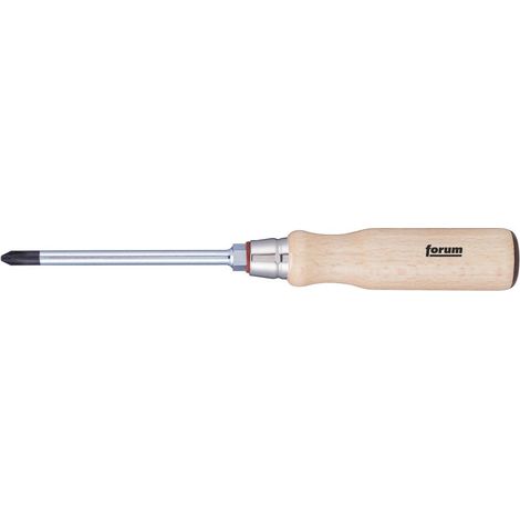 Schraubendreher Holzheft PH 1x80mm FORUM (1/3)