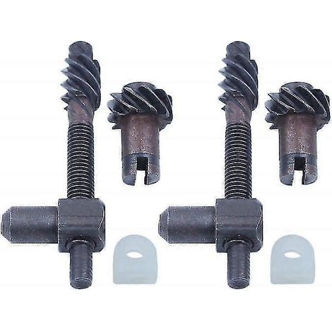 Kit de vis de tension de chaîne compatible avec les tronçonneuses Husqvarna 435, 445 et 450 (référence 575260403-cdsx). (1/3)