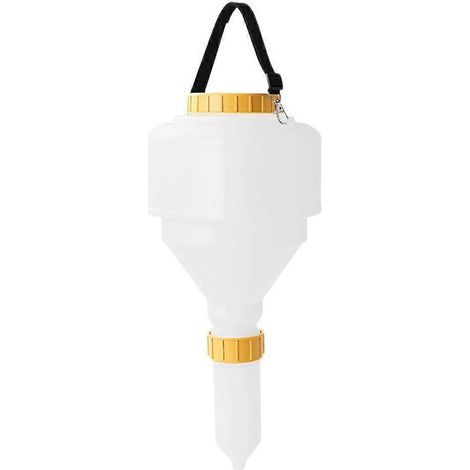 Distributeur de sauce suspendu grande capacité de 3,5 L pour restaurant et barbecue bouteille à presser rechargeable et étanche. (1/5)