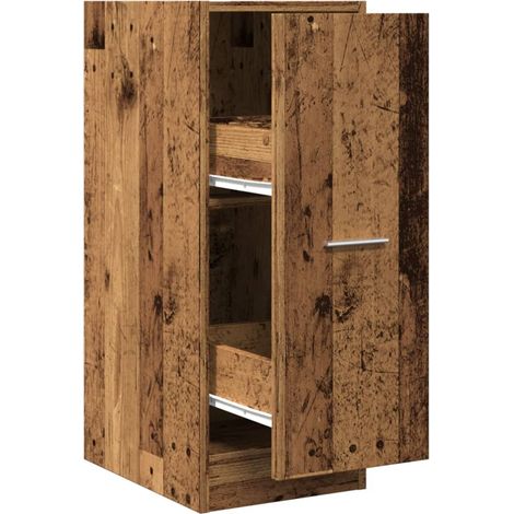 Meubles de Rangement,Armoire d'apothicaire vieux bois 30x41x77,5cm bois d'ingénierie CFW783406 (1/5)