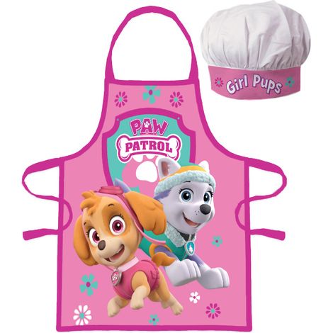 Tablier de cuisine Skye Pat' Patrouille avec chapeau Everes