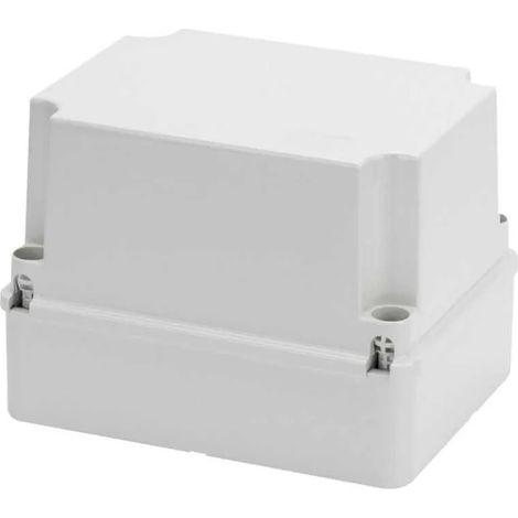 GEWISS GW44217 - Cassetta Di Derivazione Con Coperchio Alto A Vite, IP56, Dimensioni Interne 190x140x140, Pareti Lisce, Grigio RAL 7035