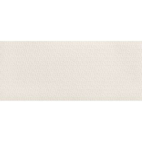 Carrelage 3D Blanc Craft 120x50x0,85 cm Mat Trinella - Mur intérieur (vendu par carton de 1,8 m²) - RO'MA CARRELAGE