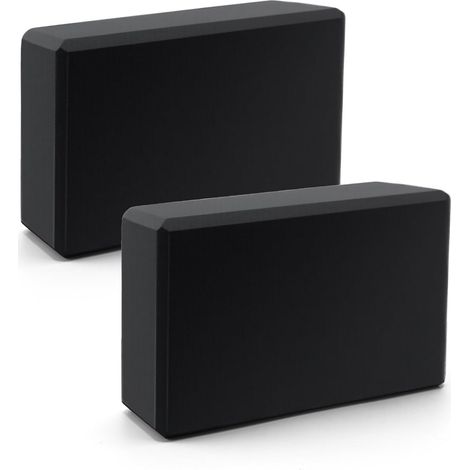 Brick Yoga 2 Piece Set Yoga Block High Density EVA Foam Non Slip Lightweight Suitable for Pilates, Fitness, Yogas Accessories Unisex (1/5)
