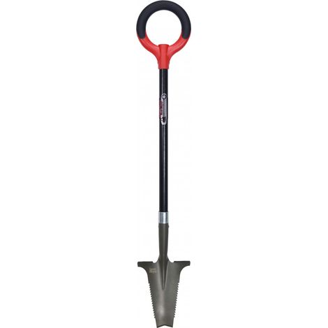 RootSlayer Spade - Venteo - Rojo -Adulto - Dientes de acero ultra afilados, ultra resistentes y ligeros-113x5x22cm