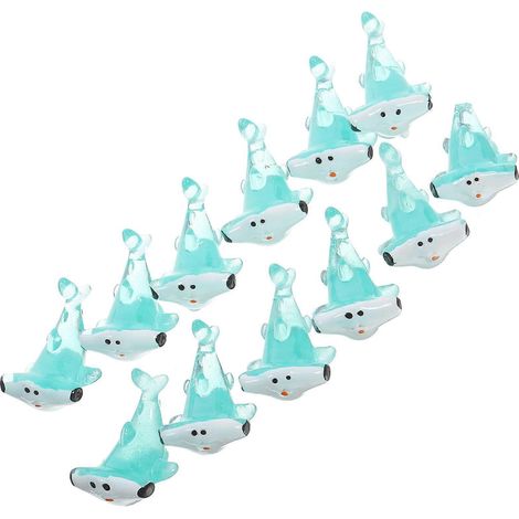 Ensemble de 12 maquettes décoratives de requins en résine (1/5)