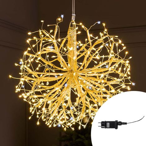 Sfera luminosa 40cm 216 Led Bianco Caldo 3000K luce fisse e intermittente Wisdom (1/2)