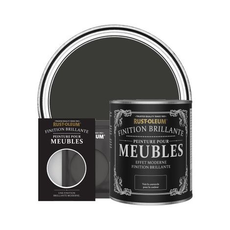 Peinture pour Meubles Brillante - Magie noire (1/2)