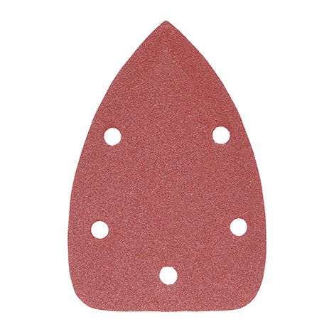 TIMCO Detail Sanding Pads 120 Grit Red - 95 x 136mm