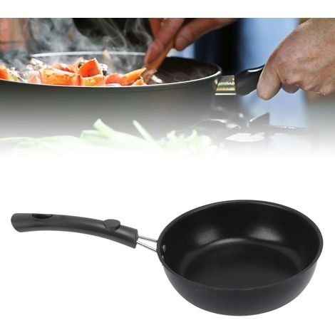 Poêle antiadhésive, poêle à œufs, petite poêle ménagère à faible teneur en huile et en fumée, poêle à steak, 20 cm, compatible avec les plaques à induction. (1/5)