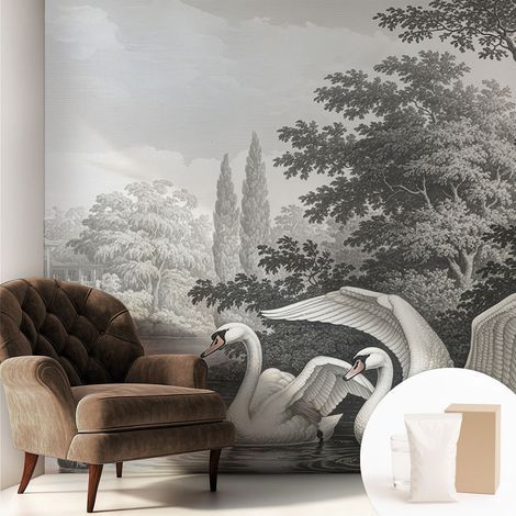 Carta Da Parati - Murale Alla Moda Decorazione - Camera Da Letto - Con Colla Gratuita L'eleganza della natura 250x250 cm (1/5)