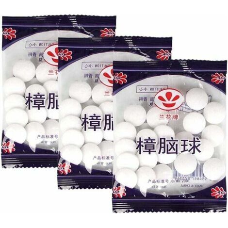 Prévenir Les Mites 200 pièces de Boule Anti-Insectes Anti-Mites désodorisation des Toilettes Protection des placards Soins de Jardinage