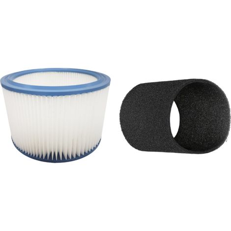 Trade-Shop 2in1 Set: Patronenfilter + Motorfilter kompatibel mit Wap ST 10, ST 15, ST 20, ST 25, ST 35E, Hako VC 180 W, VC 250 W, VC 500 W, VC 640 W (1/4)