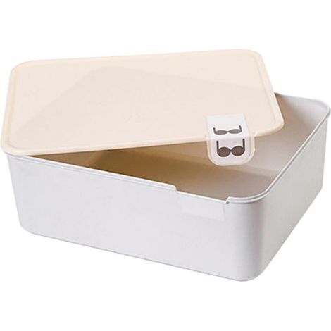 Organisateur de tiroir, boîte de rangement pour vêtements et bijoux, boîte multifonctionnelle et robuste de grande capacité avec marquages, organisateur de placard et d'armoire pour une organisation o