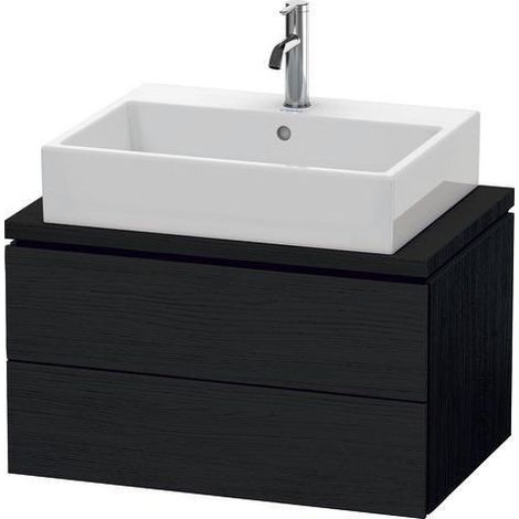 Meuble-lavabo L-CUBE 720x477mm 2 tiroirs we ma ES érable milieu