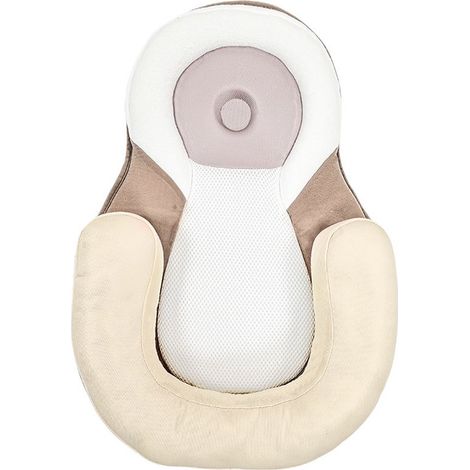 Baby Nest Tragbares Baby Nest Memory-Schaum-Kissen Atmungsaktiv Hautfreundlich - Beige (1/5)
