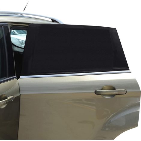 2er-Set universelle Sonnenschutzblenden für Autofenster – Atmungsaktives Netzgewebe – UV-Schutz – Für Babys, Familien und Haustiere – Passend für die meisten Autos (95 %) – Abdeckungen