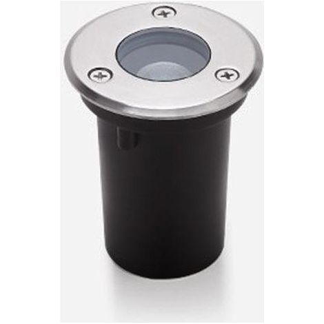 Spot encastré à LED pour l'extérieur Lampe ronde pour terrasse, 65mm large 1W ouverture 60 Lumière blanc chaud 3000K pour chemin de jardin, patio, garage Une seule pièce (1/5)