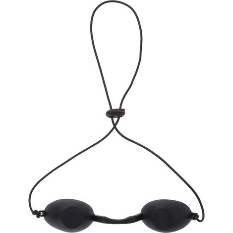 Lunettes de bronzage flexibles Healifty, lunettes de bronzage individuelles, protections oculaires pour lampe UV LED (noir) (1/5)
