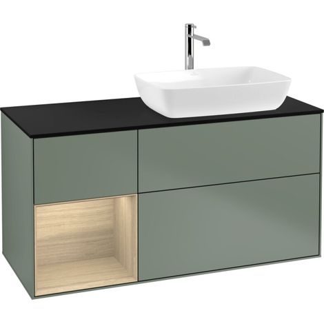 Villeroy & Boch F802PCGM Meuble sous lavabo Finion F80 (1/2)