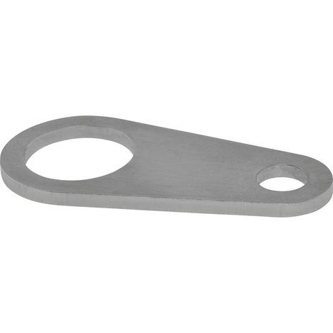 Edelstahlhalter für kleine DIN-Steckdosen 18 mm BAAS SD50