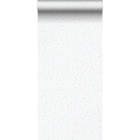 papier peint à motif de petits points vert, jaune et blanc  - Sanders & Sanders (1/4)