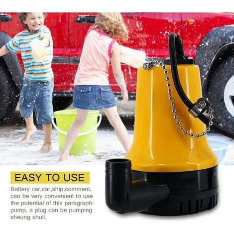 Pompe immergée 12V DC Micro Pompe à eau électrique électrique de cale immersible immergée dans l'eau de cale-KOR (1/4)