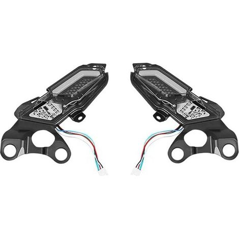 Para XMAX300 2023 2024 Juego de luces intermitentes para motocicleta, luces de circulación diurna, cambio de color controlado por aplicación C (1/2)
