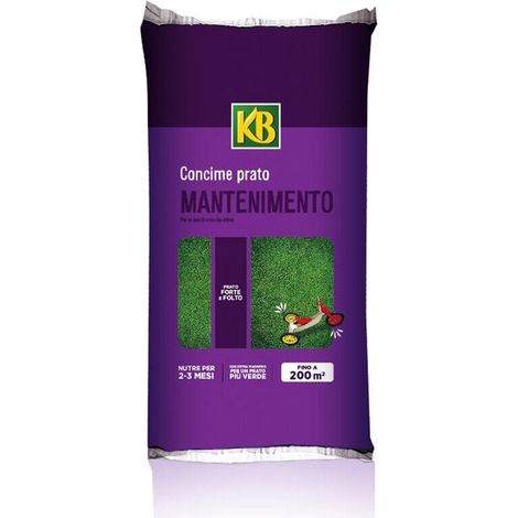 KB Concime per Tappeti Erbosi Evergreen 5kg Mantenimento del Prato e Aiuole a Lenta Cessione (1/3)
