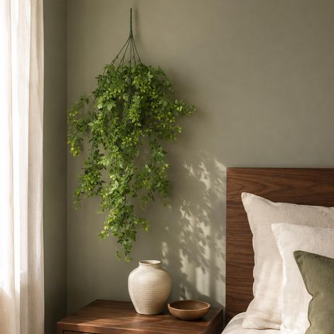 Artificial Hanging UV and Fire Resistant Forest Foliage Plant 81cm (1/4)