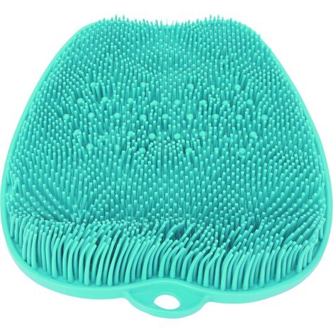 Grand tapis de bain/tapis de massage des pieds à ventouses antidérapantes, vert (1/5)