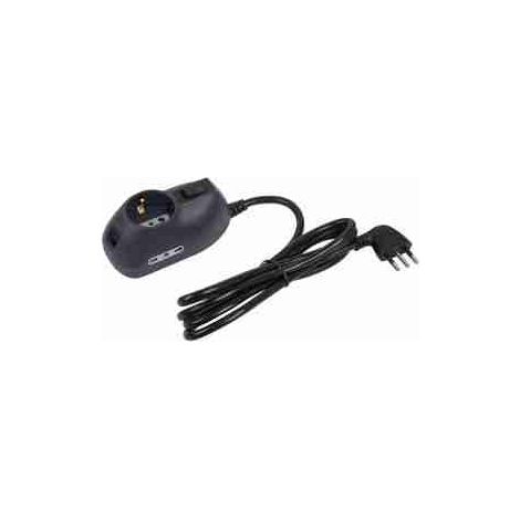 BTI3693GB Steckplatzleiste mit 3 Steckdosen – 2 x 2-polige Steckdosen (10/16 A) – Grau