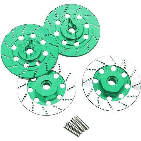 4 adaptateurs hexagonaux de 12 mm pour jantes de freins en alliage d'aluminium, compatibles avec les voitures RC de course sur route R34 D4 1/10. (1/5)