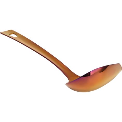 Cuillère à huile 304 inox, louche épaisse cuisine, cuillère à sauce rouge fantaisie, ustensile de cuisine pour arroser l'huile. (1/5)
