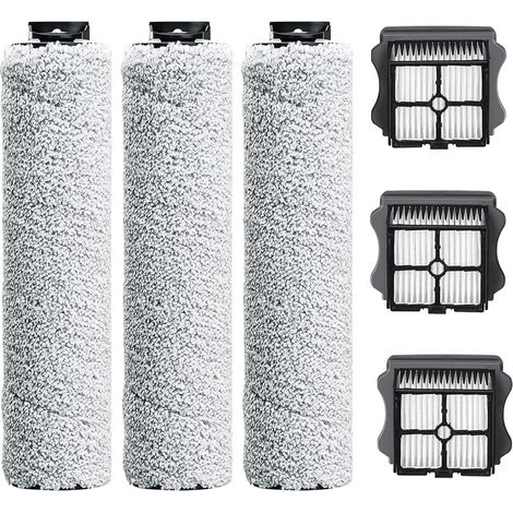 Walzenbürstenfilter für Tineco Floor One S3 iFloor 3 Akku-Staubsauger (3 Ersatzbürsten + 3 HEPA-Filter + 1 Bürste) (1/5)