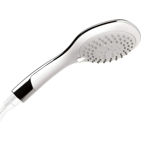 POIGNÉE DE DOUCHE COOL 5 F.CHROME/BLANC - 12 CM (1/3)