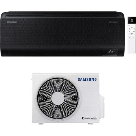 SAMSUNG Condizionatore monosplit Windfree Black S2 9000 btu inverter wifi nero codice prod: AR70F09C1ABNEU AR70F09C1AWXEU