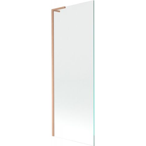Mexen Next L Badewannen-Faltwand 1-flügelig 70 x 150 cm, transparent, gebürstetes Kupfer - 895-070-000-03-00-65