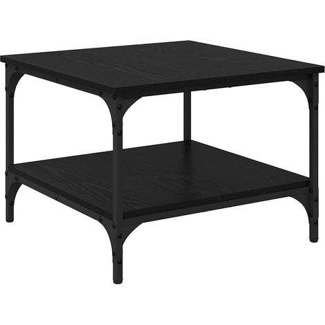 Maison Exclusive - Couchtisch Schwarz Eichen-Optik 55 x 55 x 40 c
