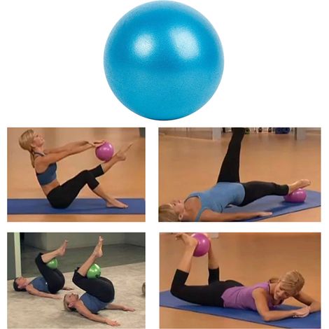 Ballon de yoga en PVC de 25 cm, mini ballon de fitness anti-éclatement, ballon d'équilibre pour le yoga (1/5)