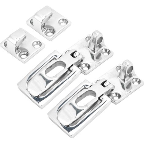 2 verrous de porte verrouillables en acier inoxydable 316, fixation anti-vibration robuste pour bateau (1/5)