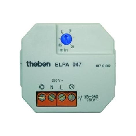 THEBEN Treppenlichtzeitschalter UP elektr 1TE 230VAC 3-/4-Leiter-Schaltung nachschaltb ELPA047 (1/5)