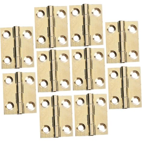 de 10 petites charnières en laiton doré pour boîtes à bijoux (1/5)